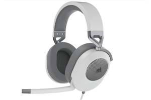 Gaming Headsets: Corsair HS65 Surround Headset - White