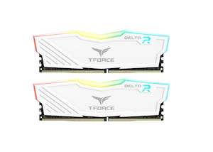 TeamGroup T-Force Delta RGB 16GB DDR4 3200Mhz CL16 Desktop Gaming Memory - White