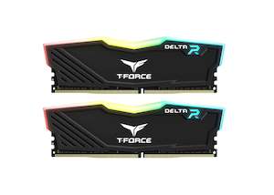 TeamGroup T-Force Delta RGB 16GB DDR4 3200Mhz CL16 Desktop Gaming Memory - Black