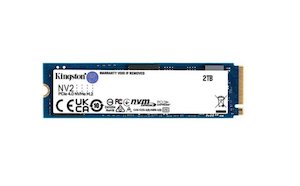 Storage: KINGSTON NV2 2TB PCIe 4.0 NVME SSD, R/W 3500/2800 MB/s