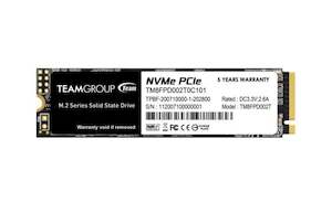 TEAMGROUP MP33 PRO 2TB 3D NAND NVMe PCIe Gen3x4 M.2 2280 SSD - R/W 2,400 / 2,100 MB/s