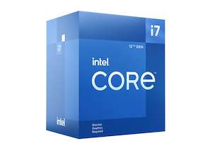 Intel Core i7 12700F CPU 12 Core / 20 Thread - Max Turbo 4.9GHz