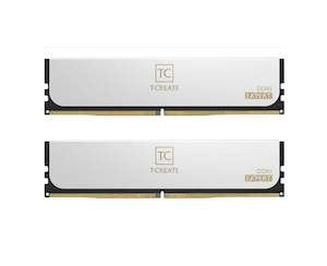 TEAMGROUP T-Create Expert 32GB (2x16GB) DDR5 6000MHz CL38 Memory - White