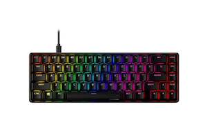 Gaming Keyboards: HyperX Alloy Origins 65 Mechanical Gaming Keyboard - HX Aqua Switches