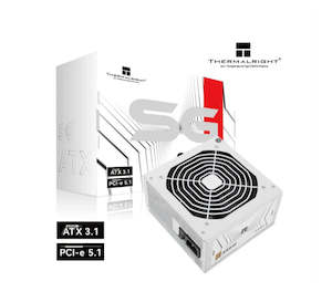 Power Supplies: Thermalright TG-850 PCIE5 850W 80 Plus Gold Fully Modular Power Supply - White