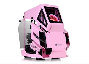 Thermaltake AH T200 Tempered Glass Micro-ATX Case - Pink