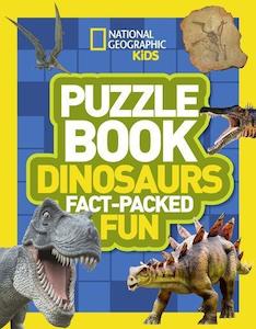 National Geographic Kids Puzzle Books - Puzzle Book Dinosaurs: Brain-Tickling Qu…