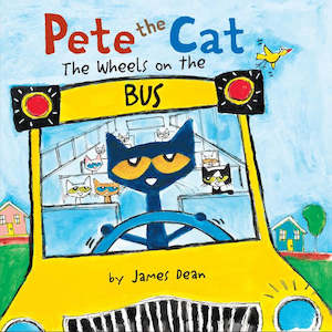 Pete The Cat The Wheels On The Bus Board Book