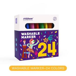 Toy: Mideer Washable Marker- 24 Colors