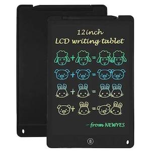 Kids 12" Multiple Colors LCD Writing Tablet - Black