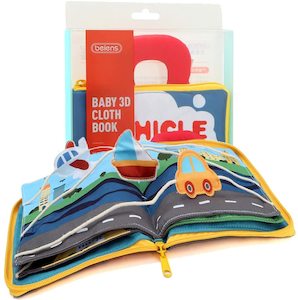 Toy: 3D Stories Cloth Book Vehicle