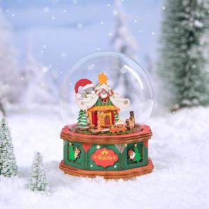 Toy: Robotime DIY Music Box- Christmas Town