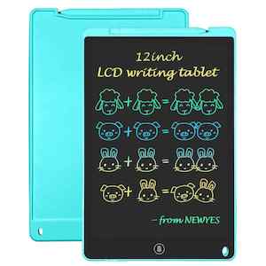 Toy: Kids 12" Multiple Colors LCD Writing Tablet - Blue