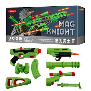 MAGFUN Mag Knight Magnetic Construction DIY Assembled Toy Sets - Green