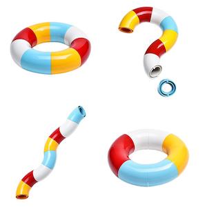 Toy: Tublock-Rainbow Ring Set