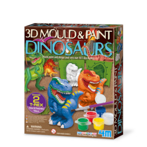 4M 3D Mould & Paint - Dinosaurs