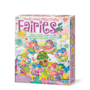 4M Mould & Paint - Glitter Crafts Fairies