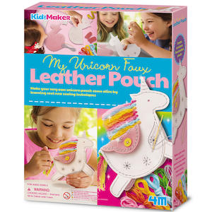 4M Make Your Own Unicorn Faux Leather Pouch