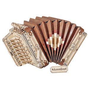 Robotime Rolife 3D Wooden Puzzle Accordion