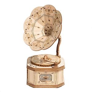 Robotime Rolife 3D Wooden Puzzle - Gramophone