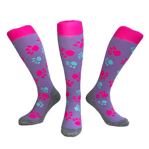 Sporting equipment: Fun Socks Paws Pastel