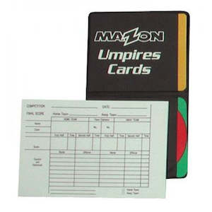 Sporting equipment: Warning Cards