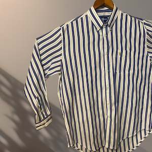 Shirts: Lauren Stripe Shirt Size XL