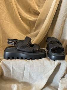 Vic Matie Black Sandals Size 40.