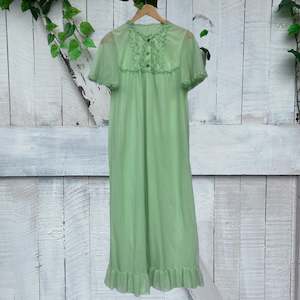 Fern Retro Green Nighty Size 12