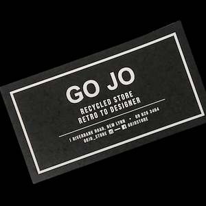 Go Jo Recycled Store Gift Vouchers