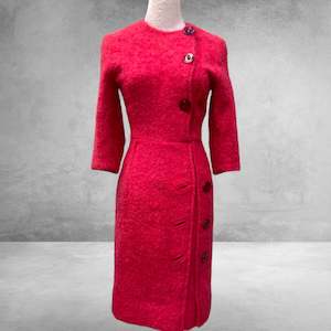 Tami Pink Wool Dress 4-6