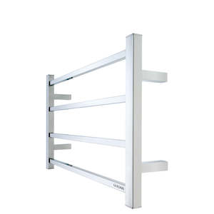 Straight Square Towel Warmer 4 Bar Ladder