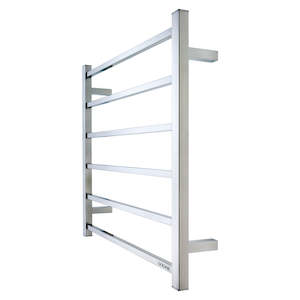 Straight Square Towel Warmer 6 Bar Ladder