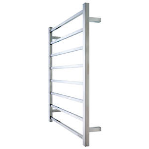 Straight Square Towel Warmer 8 Bar Ladder