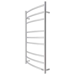 Curved Round Towel Warmer 9 Bar Ladder