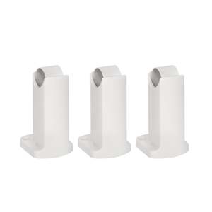 Replacement Heated Towel Rail Bracket & Strap Kit White