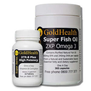 Health supplement: Energy Pack - Super Fish Oil + XTR B Plus