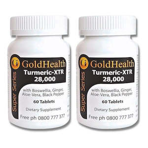 Health supplement: Twin Pack - Turmeric XTR 28,000