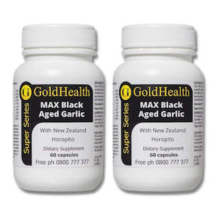 Health supplement: Twin Pack - Aged Black Garlic with NZ Horopito