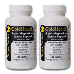 Health supplement: Twin Pack - Super Magnesium 1000