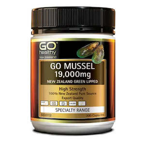 Health supplement: Green Lipped Mussel 19,000 (Go Healthy NZ)