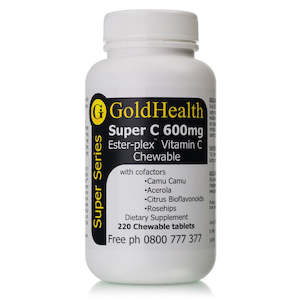 Health supplement: Super C 600 Chewable Vitamin C