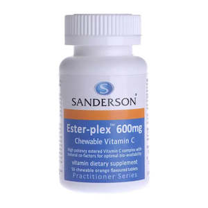 Ester-plex Vitamin C 600mg Orange Chewable (Sandersons)