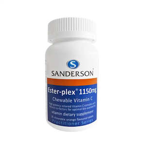 Health supplement: Ester-plex Vitamin C 1150mg Orange Chewable (Sandersons)