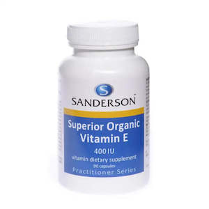 Vitamin E Organic 400iu (Sandersons)