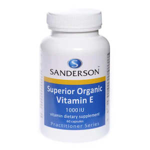 Vitamin E Organic 1000iu (Sandersons)