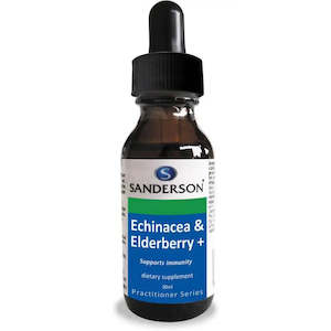 Health supplement: Echinacea & Elderberry Oral Drops (Sandersons)