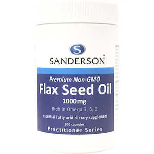 Flax Seed Oil 1000mg (Sandersons)