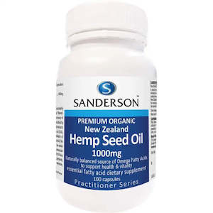 Hemp Seed Oil 1000mg (Sandersons)