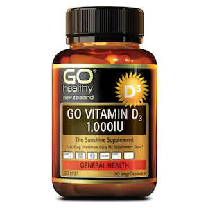 Vitamin D3 1,000iu (Go Healthy NZ)